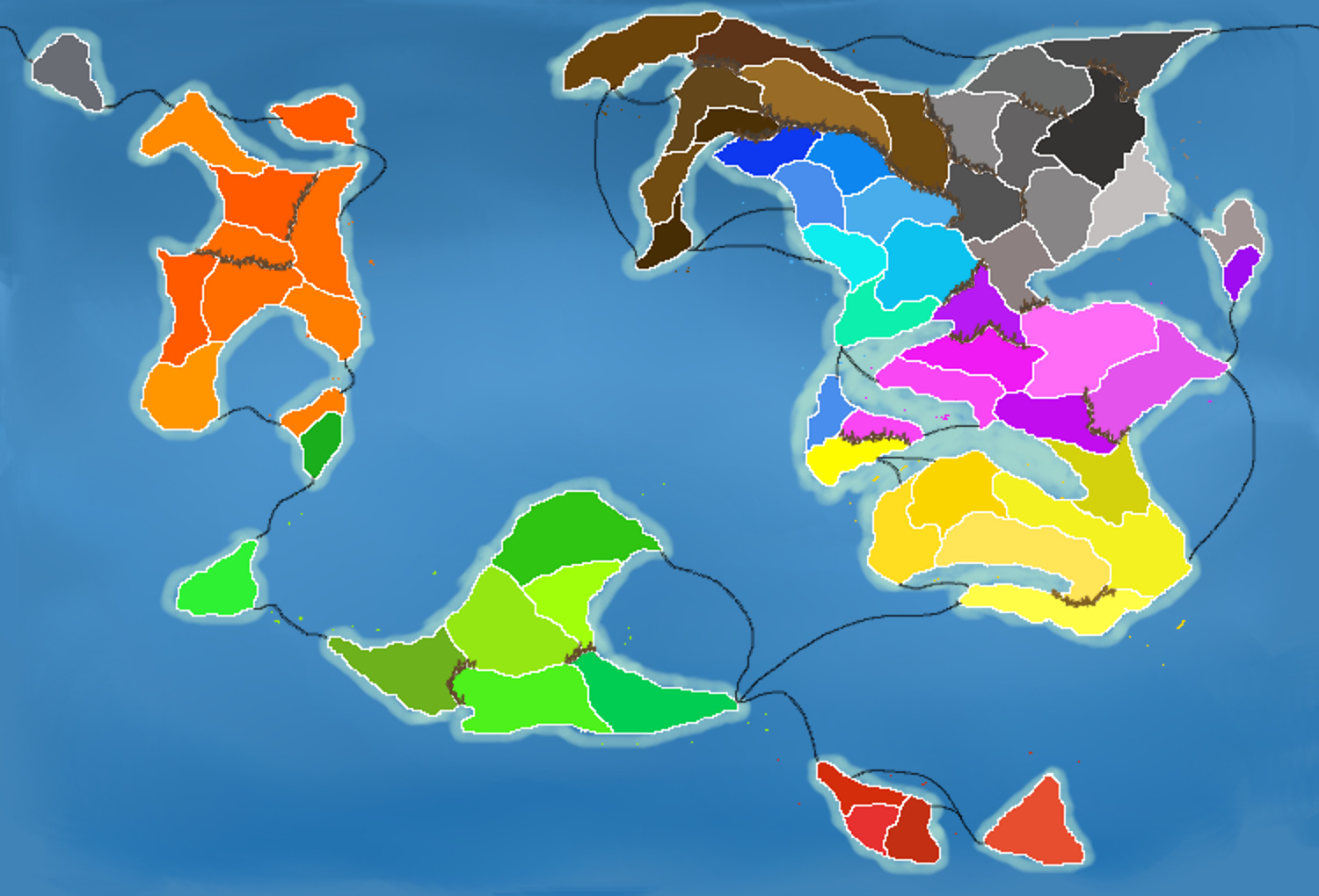 the map